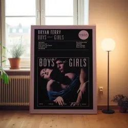 Bryan Ferry – Boys And Girls Fine Art Album Poster