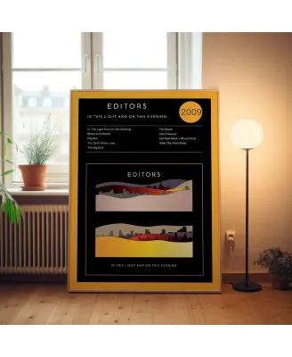 Editors – In This Light And On This Evening Fine Art Album Poster