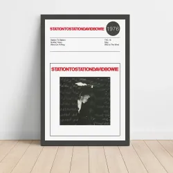 David Bowie – Station To Station Fine Art Album Poster