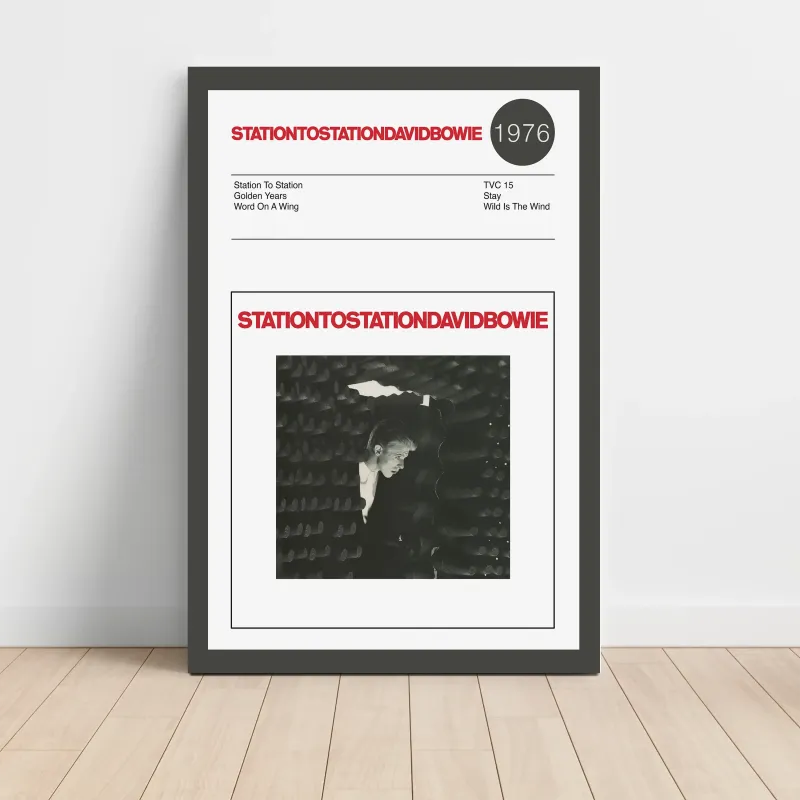 David Bowie – Station To Station Fine Art Album Poster