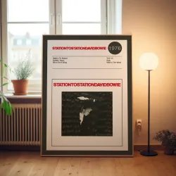 David Bowie – Station To Station Fine Art Album Poster
