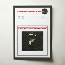David Bowie – Station To Station Fine Art Album Poster