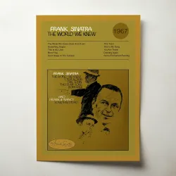 Frank Sinatra – The World We Knew Fine Art Album Poster