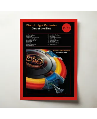 Electric Light Orchestra - Out of the Blue Fine Art Album Poster