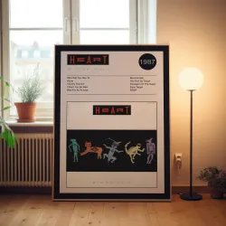 Heart – Bad Animals Fine Art Album Poster | Music Decor