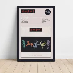 Heart – Bad Animals Fine Art Album Poster | Music Decor