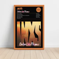 INXS – Listen Like Thieves Fine Art Album Poster - Shop Now!