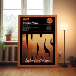 INXS – Listen Like Thieves Fine Art Album Poster - Shop Now!
