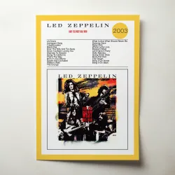 Led Zeppelin – How The West Was Won Fine Art Album Poster