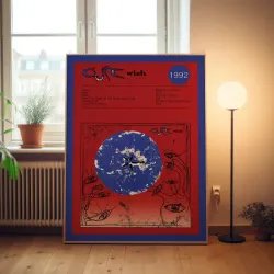 The Cure – Wish Fine Art Album Poster | Music Wall Decor