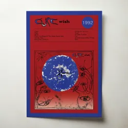 The Cure – Wish Fine Art Album Poster | Music Wall Decor