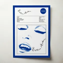 Madonna – Erotica Fine Art Album Poster | Music Decor