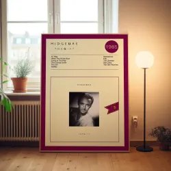 Midge Ure – The Gift Fine Art Album Poster for Music Lovers