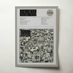 George Michael – Listen Without Prejudice Fine Art Album Poster