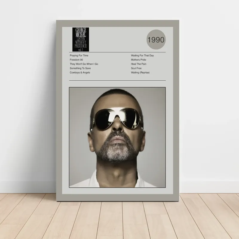 George Michael – Listen Without Prejudice Fine Art Album Poster