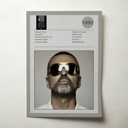 George Michael – Listen Without Prejudice Fine Art Album Poster