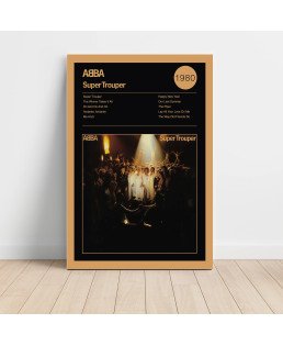 ABBA Supertrouper Fine Art Album Poster - Music Decor
