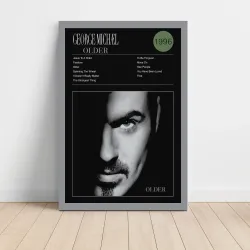 George Michael – Older Fine Art Album Poster for Music Lovers