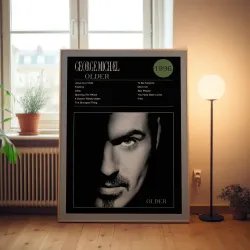 George Michael – Older Fine Art Album Poster for Music Lovers
