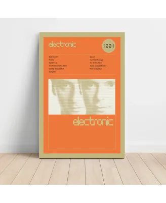 Electronic – Electronic  Fine Art Album Poster