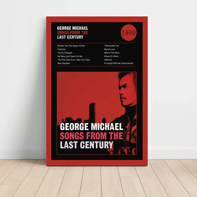 George Michael – Songs From The Last Century Fine Art Album Poster