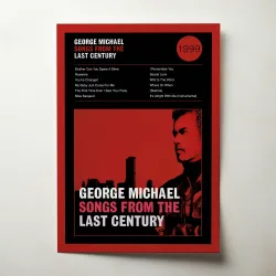George Michael – Songs From The Last Century Fine Art Album Poster