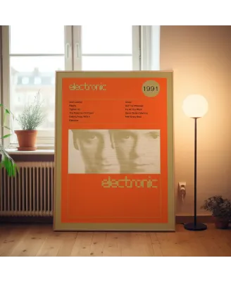 Electronic – Electronic  Fine Art Album Poster