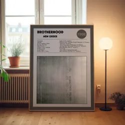 New Order – Brotherhood Fine Art Album Poster - Music Decor