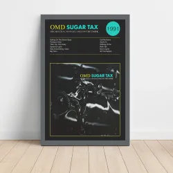 OMD – Sugar Tax Fine Art Album Poster | Music Wall Art