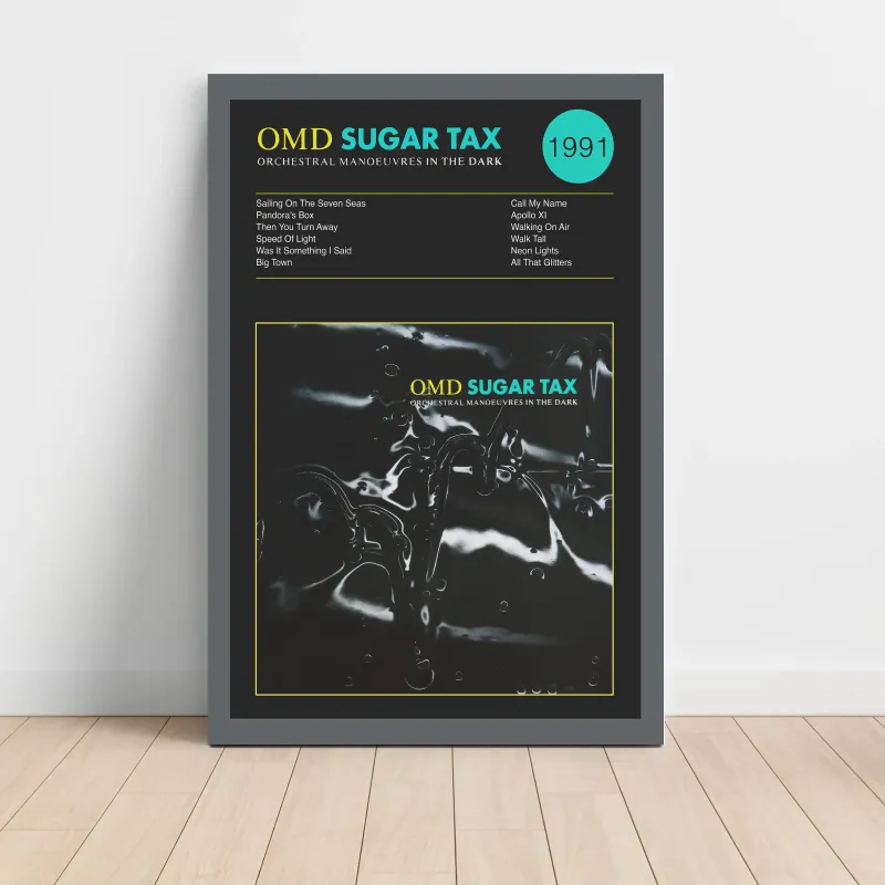 OMD – Sugar Tax Fine Art Album Poster | Music Wall Art