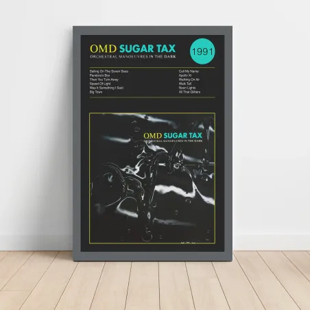 OMD – Sugar Tax Fine Art Album Poster | Music Wall Art
