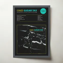 OMD – Sugar Tax Fine Art Album Poster | Music Wall Art