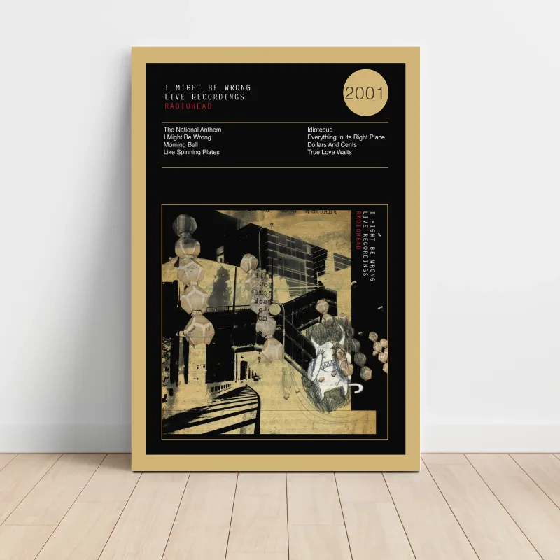 Radiohead – I Might Be Wrong - Live Recordings Fine Art Album Poster