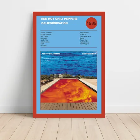 Red Hot Chili Peppers – Californication Fine Art Album Poster