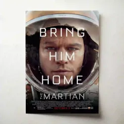 The Martian 2010's Fine Art Movie Poster - Unique Decor
