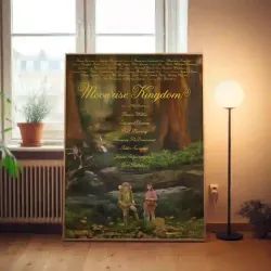 Moonrise Kingdom 2010's Fine Art Movie Poster - Unique Decor