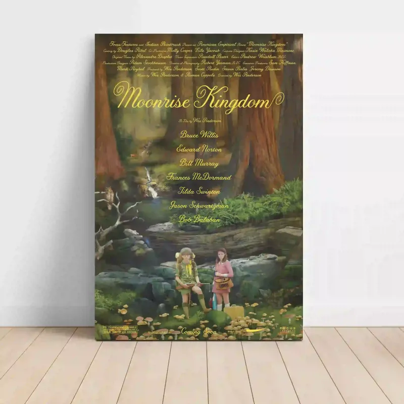 Moonrise Kingdom 2010's Fine Art Movie Poster - Unique Decor