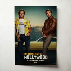Once Upon a Time in Hollywood 2010's Fine Art Movie Poster