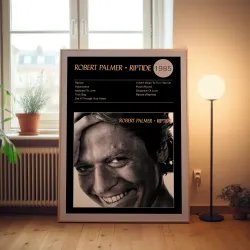Robert Palmer – Riptide Fine Art Album Poster - Music Decor