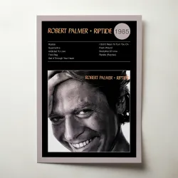 Robert Palmer – Riptide Fine Art Album Poster - Music Decor