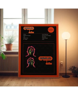 Erasure – Chorus Fine Art Album Poster | Music Wall Decor