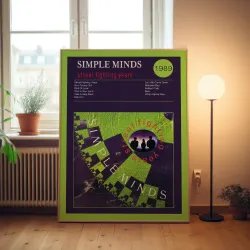 Simple Minds – Street Fighting Years Fine Art Poster