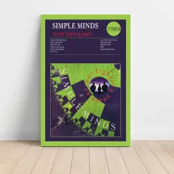 Simple Minds – Street Fighting Years Fine Art Poster