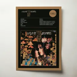 Siouxsie & The Banshees – A Kiss In The Dreamhouse Fine Art Album Poster