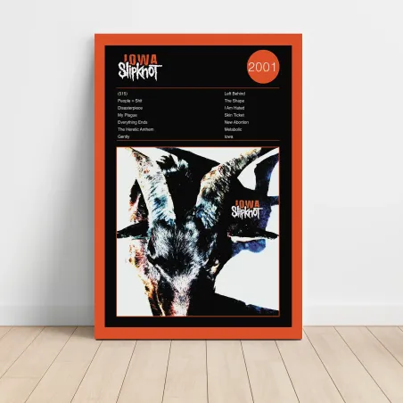Slipknot – Iowa Fine Art Album Poster - Unique Music Decor