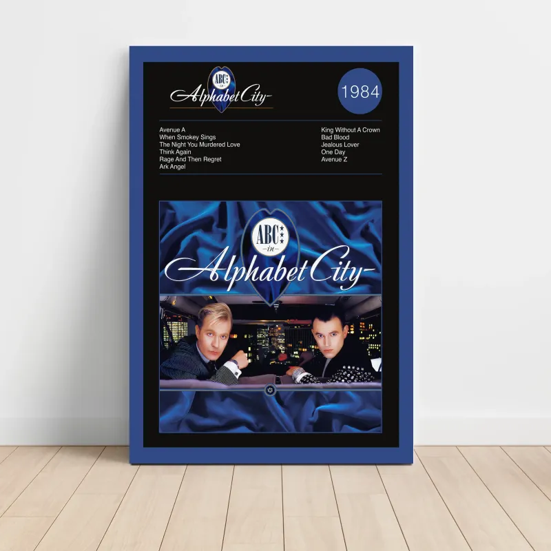ABC – Alphabet City Fine Art Album Poster - Music Wall Decor