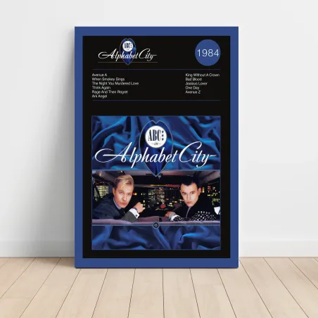 ABC – Alphabet City Fine Art Album Poster - Music Wall Decor