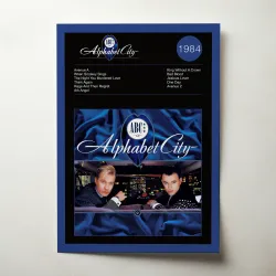 ABC – Alphabet City Fine Art Album Poster - Music Wall Decor