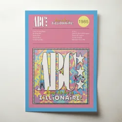 ABC – How To Be A Zillionaire Fine Art Album Poster