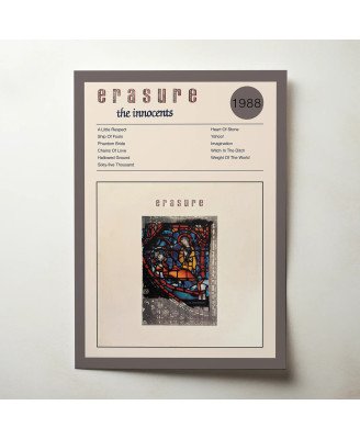 Erasure – The Innocents Fine Art Album Poster for Music Fans